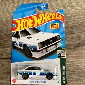 Hot Wheels Ford Escort RS2000 Racer White Car HotWheels New Casting 2023